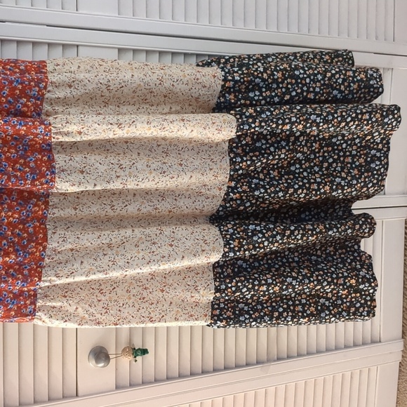 Shein Fit+ Multicolored Tiered Floral Maxi Dress - Picture 9 of 14